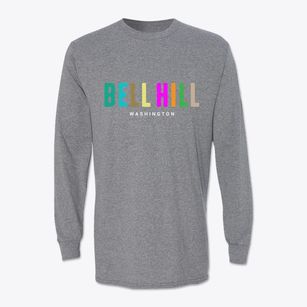 Bell Hill Washington Color Pop Classic Long Sleeve T-Shirt