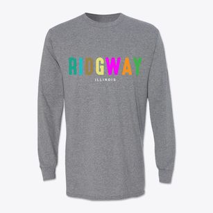 Ridgway Illinois Color Pop Classic Long Sleeve T-Shirt