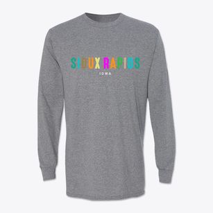 Sioux Rapids Iowa Color Pop Classic Long Sleeve T-Shirt