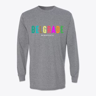 Belgrade Minnesota Color Pop Classic Long Sleeve T-Shirt