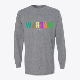 Warsaw Ohio Color Pop Classic Long Sleeve T-Shirt