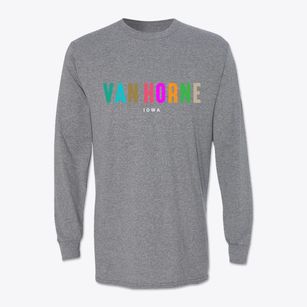 Van Horne Iowa Color Pop Classic Long Sleeve T-Shirt