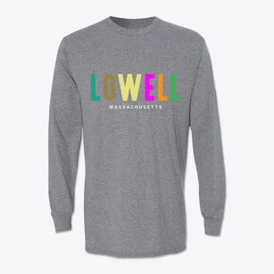Lowell Massachusetts Color Pop Classic Long Sleeve T-Shirt