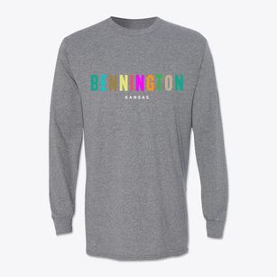Bennington Kansas Color Pop Classic Long Sleeve T-Shirt