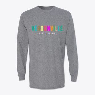Verdunville West Virginia Color Pop Classic Long Sleeve T-Shirt