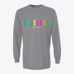 Edgerton Missouri Color Pop Classic Long Sleeve T-Shirt