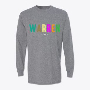 Warren Texas Color Pop Classic Long Sleeve T-Shirt