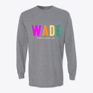 Wade North Carolina Color Pop Classic Long Sleeve T-Shirt