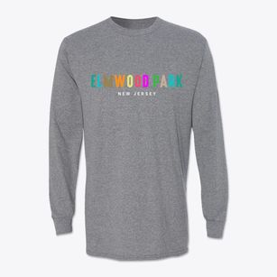Elmwood Park New Jersey Color Pop Classic Long Sleeve T-Shirt