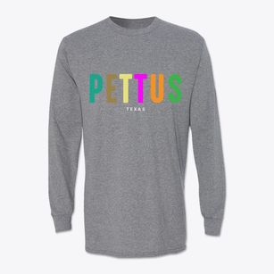 Pettus Texas Color Pop Classic Long Sleeve T-Shirt