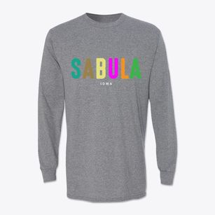 Sabula Iowa Color Pop Classic Long Sleeve T-Shirt