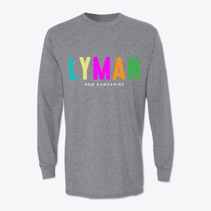 Lyman New Hampshire Color Pop Classic Long Sleeve T-Shirt