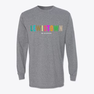 Lewistown Missouri Color Pop Classic Long Sleeve T-Shirt