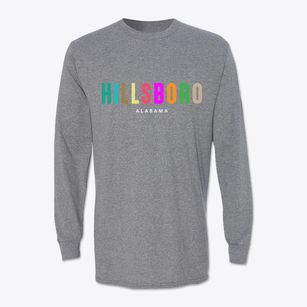 Hillsboro Alabama Color Pop Classic Long Sleeve T-Shirt