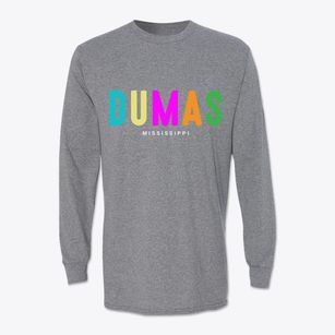 Dumas Mississippi Color Pop Classic Long Sleeve T-Shirt