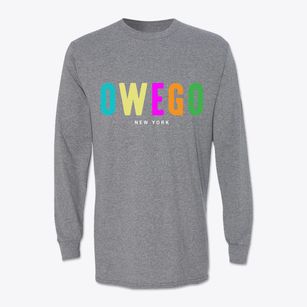 Owego New York Color Pop Classic Long Sleeve T-Shirt