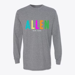 Allen New York Color Pop Classic Long Sleeve T-Shirt