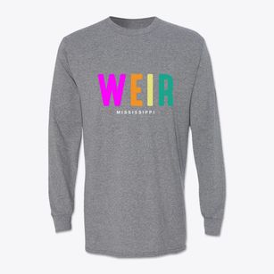Weir Mississippi Color Pop Classic Long Sleeve T-Shirt
