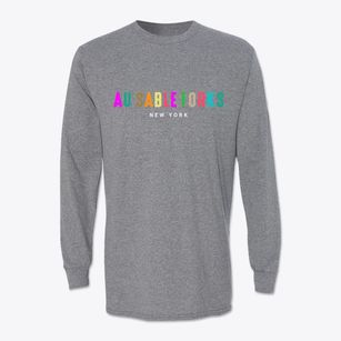 Au Sable Forks New York Color Pop Classic Long Sleeve T-Shirt