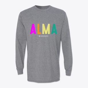 Alma Missouri Color Pop Classic Long Sleeve T-Shirt