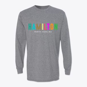 Hamilton North Carolina Color Pop Classic Long Sleeve T-Shirt