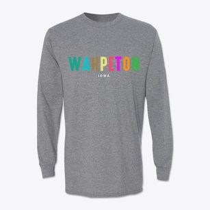 Wahpeton Iowa Color Pop Classic Long Sleeve T-Shirt
