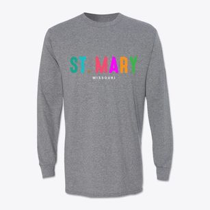 St. Mary Missouri Color Pop Classic Long Sleeve T-Shirt