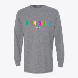 Dennysville Maine Color Pop Classic Long Sleeve T-Shirt
