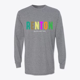 Renton Washington Color Pop Classic Long Sleeve T-Shirt