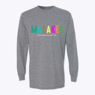 Madaket Massachusetts Color Pop Classic Long Sleeve T-Shirt