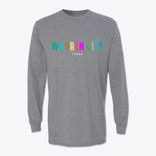 Warren City Texas Color Pop Classic Long Sleeve T-Shirt