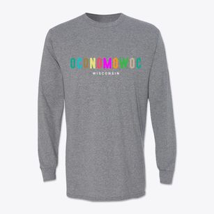 Oconomowoc Wisconsin Color Pop Classic Long Sleeve T-Shirt
