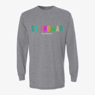 St. Thomas Missouri Color Pop Classic Long Sleeve T-Shirt