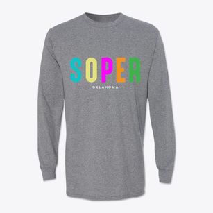 Soper Oklahoma Color Pop Classic Long Sleeve T-Shirt