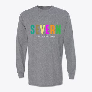 Severn North Carolina Color Pop Classic Long Sleeve T-Shirt