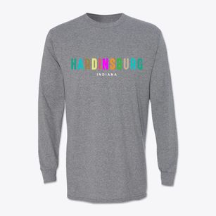Hardinsburg Indiana Color Pop Classic Long Sleeve T-Shirt