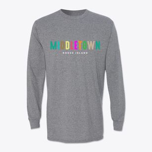 Middletown Rhode Island Color Pop Classic Long Sleeve T-Shirt