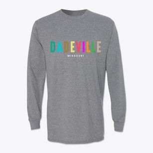 Dadeville Missouri Color Pop Classic Long Sleeve T-Shirt