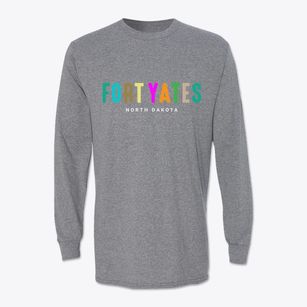 Fort Yates North Dakota Color Pop Classic Long Sleeve T-Shirt