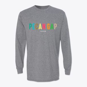Pecan Gap Texas Color Pop Classic Long Sleeve T-Shirt
