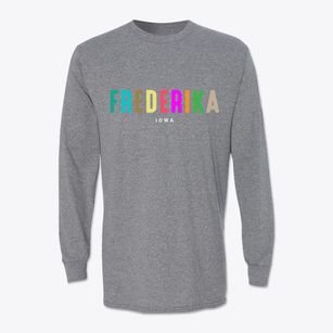 Frederika Iowa Color Pop Classic Long Sleeve T-Shirt
