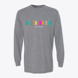 Southern Ute Colorado Color Pop Classic Long Sleeve T-Shirt