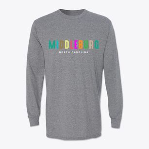 Middleburg North Carolina Color Pop Classic Long Sleeve T-Shirt