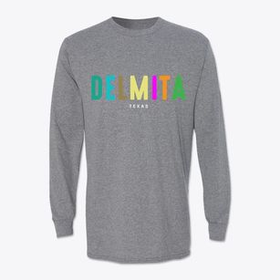 Delmita Texas Color Pop Classic Long Sleeve T-Shirt