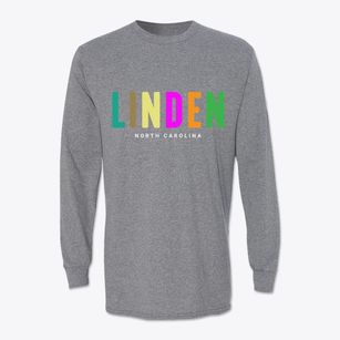 Linden North Carolina Color Pop Classic Long Sleeve T-Shirt