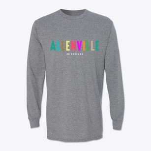 Allenville Missouri Color Pop Classic Long Sleeve T-Shirt