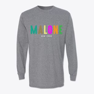 Malone New York Color Pop Classic Long Sleeve T-Shirt