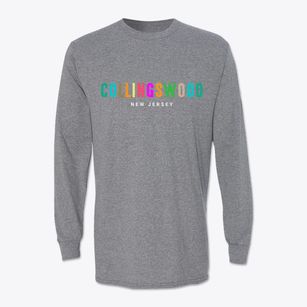 Collingswood New Jersey Color Pop Classic Long Sleeve T-Shirt