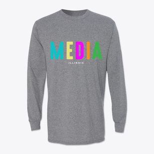 Media Illinois Color Pop Classic Long Sleeve T-Shirt