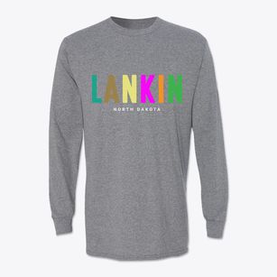 Lankin North Dakota Color Pop Classic Long Sleeve T-Shirt